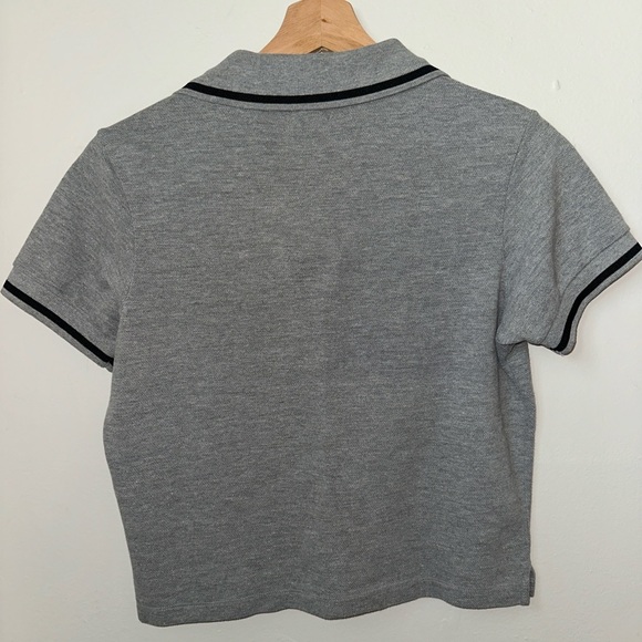 Vintage Calvin Klein Jeans Gray Polo Shirt Quarter Zip - Picture 4 of 4